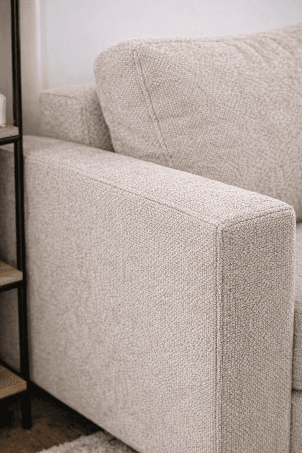 Sillón Chenille Manteca