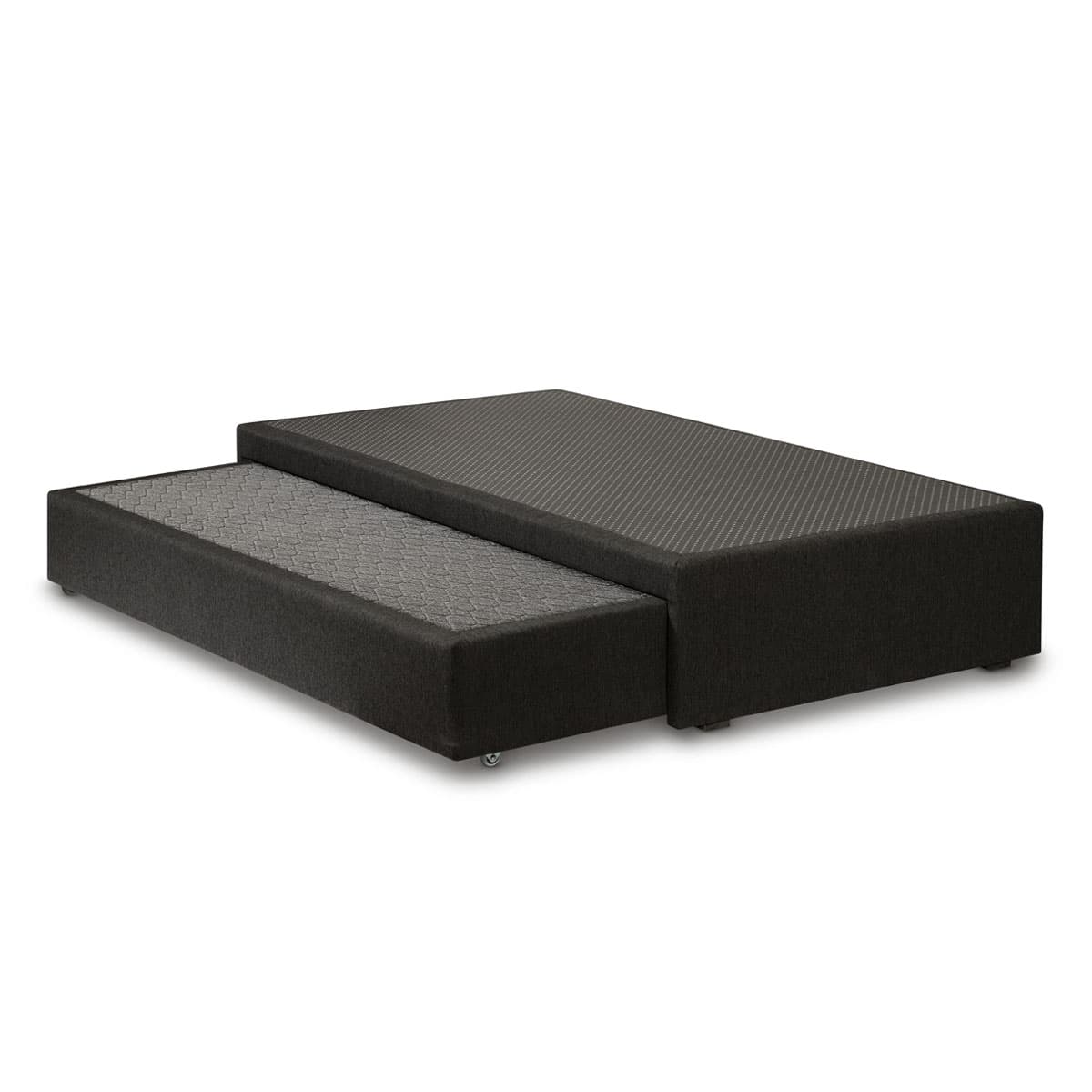Cama carrito chenille gris oscuro